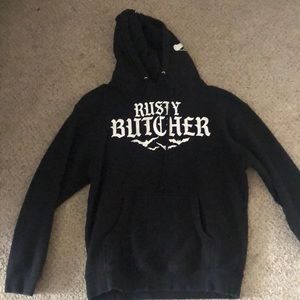 Rusty Buther “Ride Like A Bat Outta Hell” hoodie